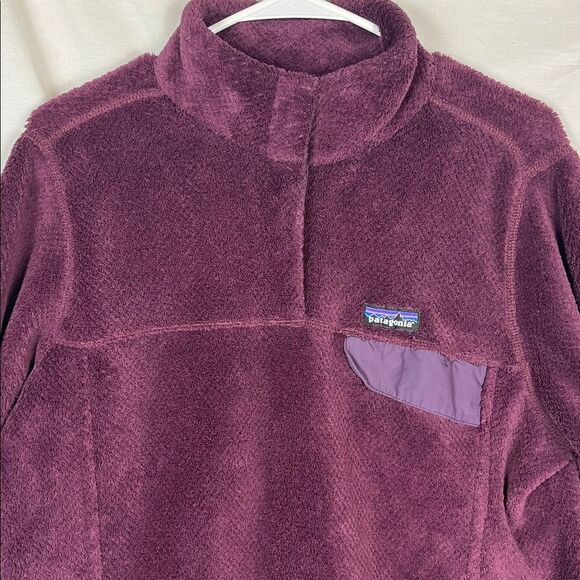 Patagonia Tops - Patagonia Dark Plum Women's Re-Tool Snap T Pullover